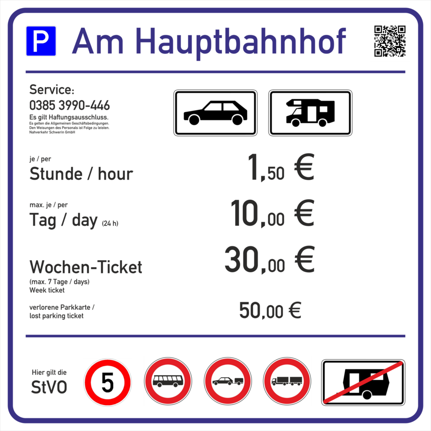 Am Hauptbahnhof Parkplatze Nahverkehr Schwerin De